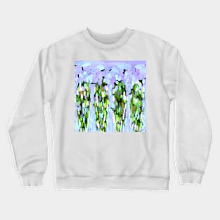 Lavender Tears Abstract Crewneck Sweatshirt